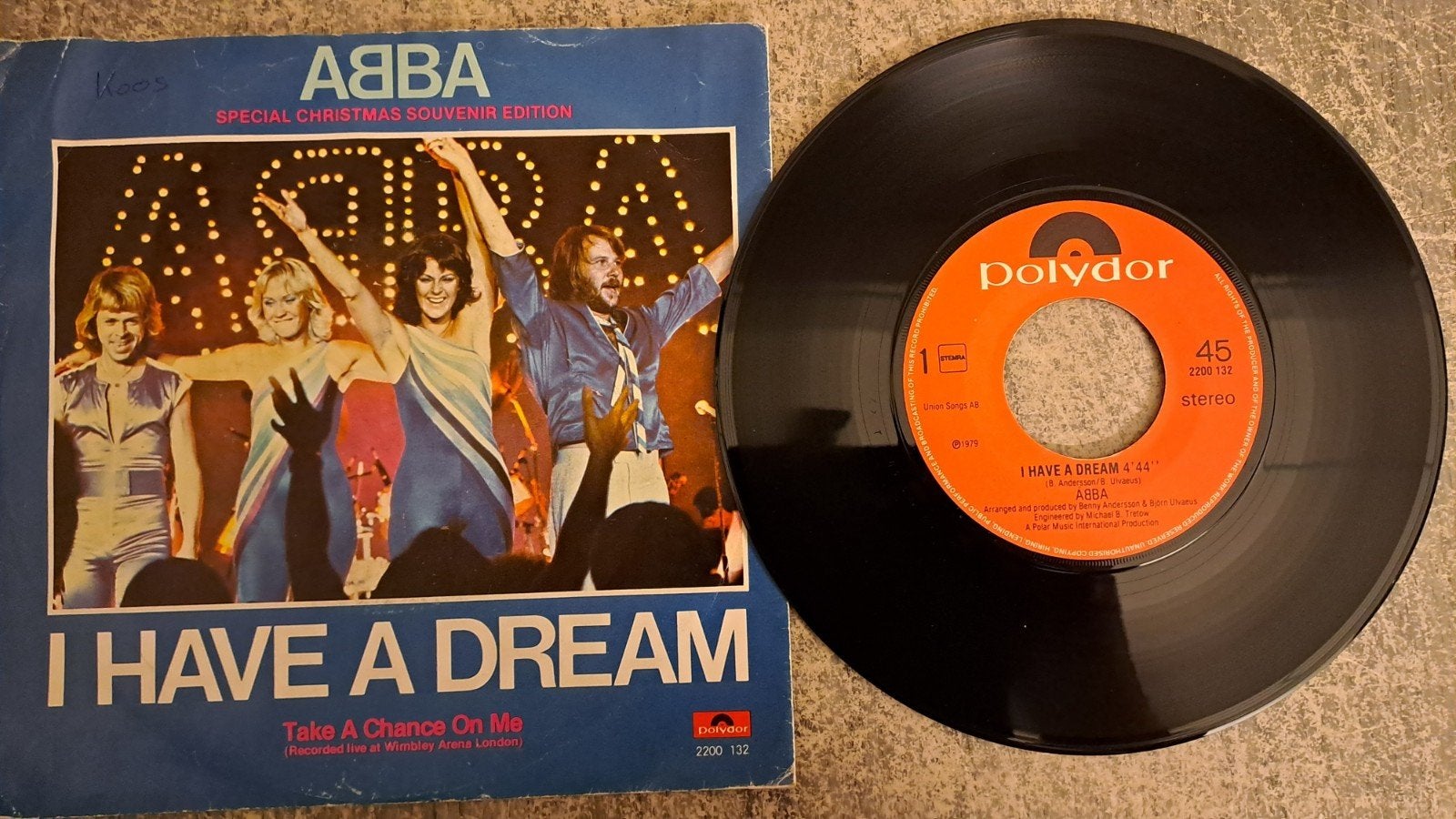 Abba - i have a dream/take a change on me, Gebruikt, 7 inch, Pop, Fotohoes