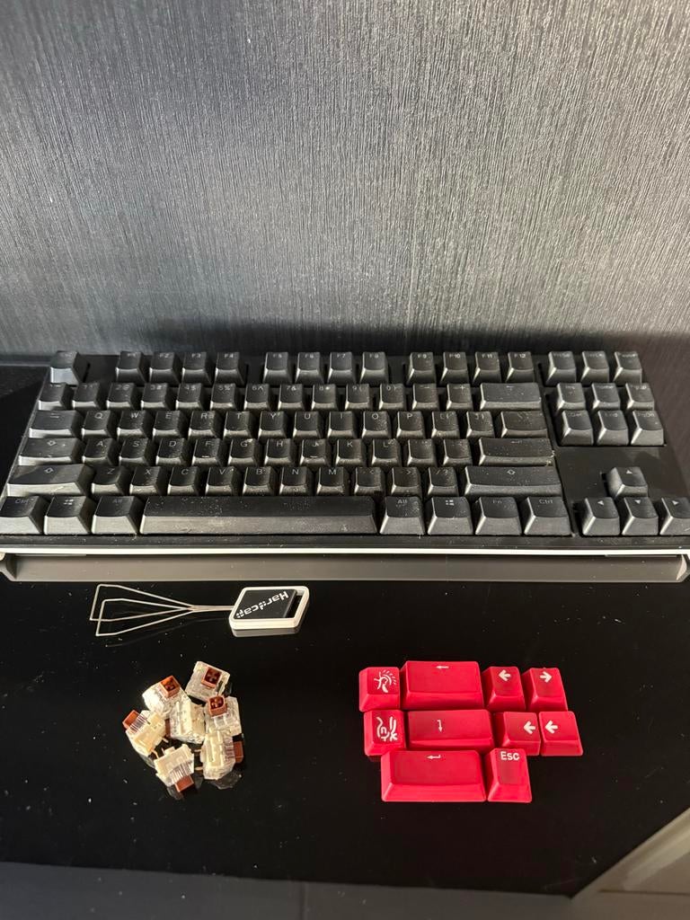 Ducky One 2 RGB Cherry MX Blue, Computers en Software, Toetsenborden, Gebruikt, Gaming toetsenbord, Ophalen of Verzenden, Qwerty
