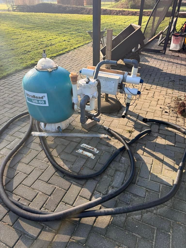 UltraBead UB-60 vijverfilter met pomp, Tuin en Terras, Vijver-toebehoren, Gebruikt, Vijverfilter, Ophalen