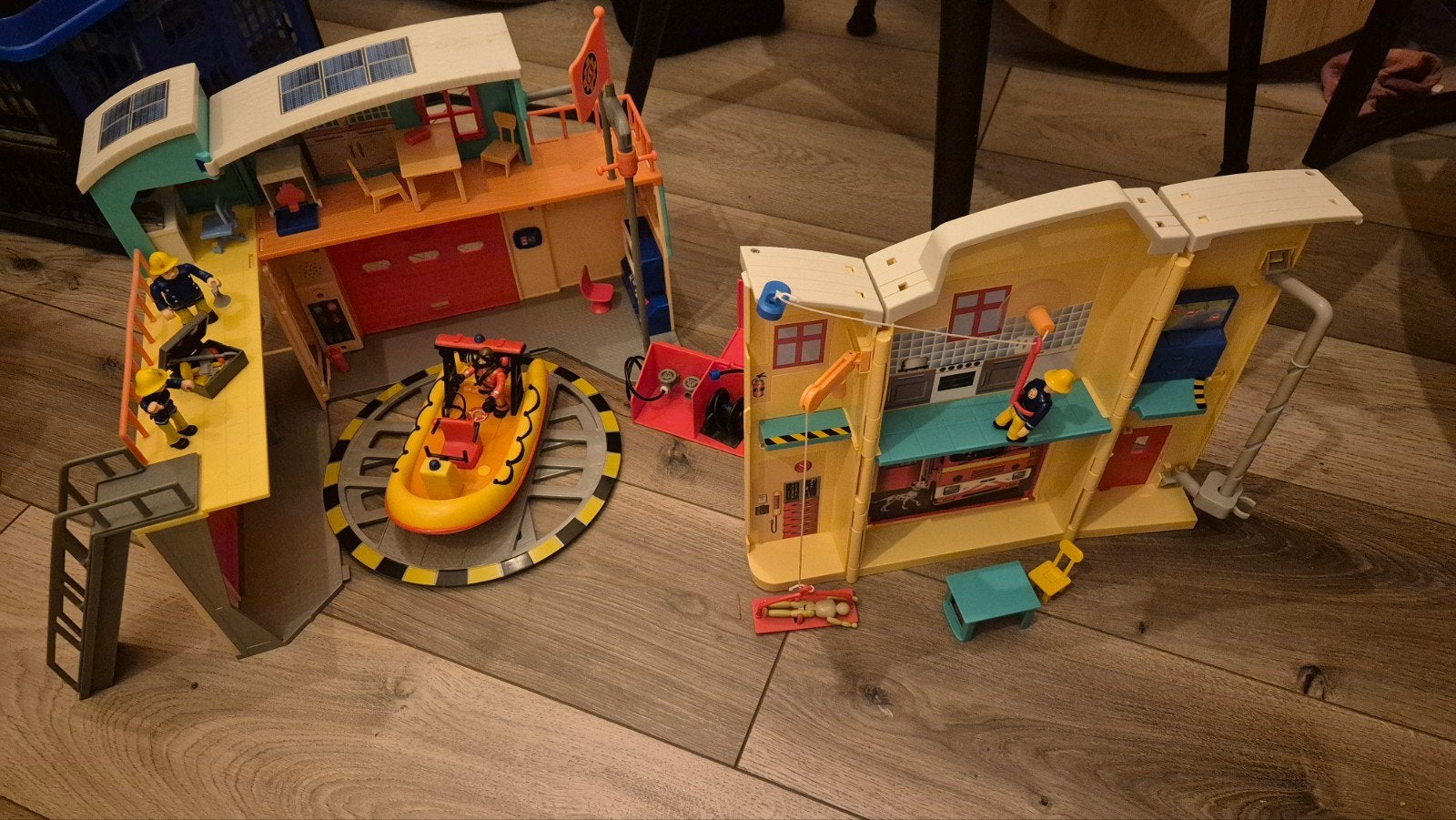 Brandweerman Sam Brandweerkazerne met accessoires, Ophalen of Verzenden, Gebruikt, Jongen of Meisje