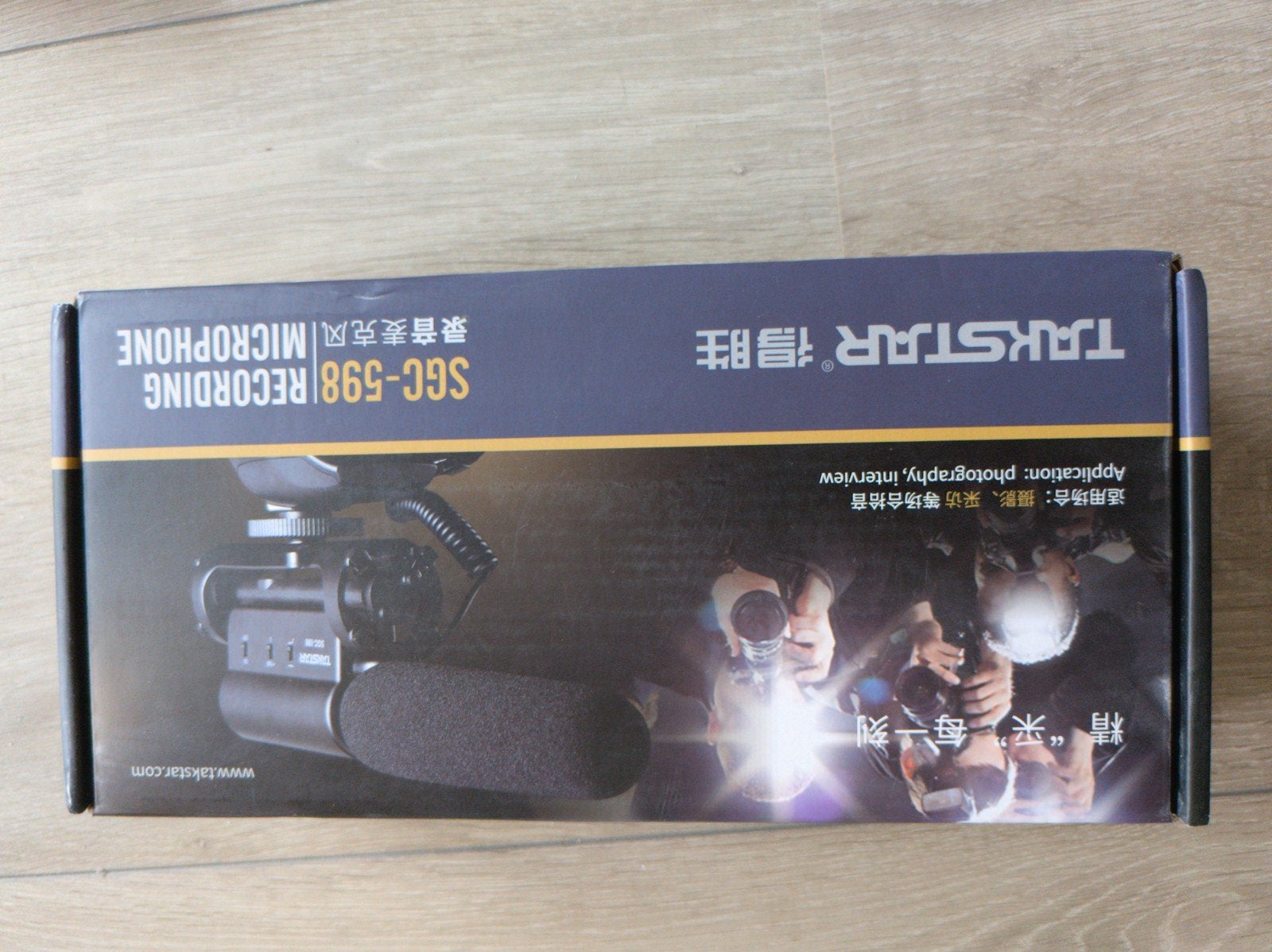 TAKSTAR SGC-598 Shotgun Microfoon met Deadcat, Overige typen, Op accu, Nieuw, Ophalen of Verzenden