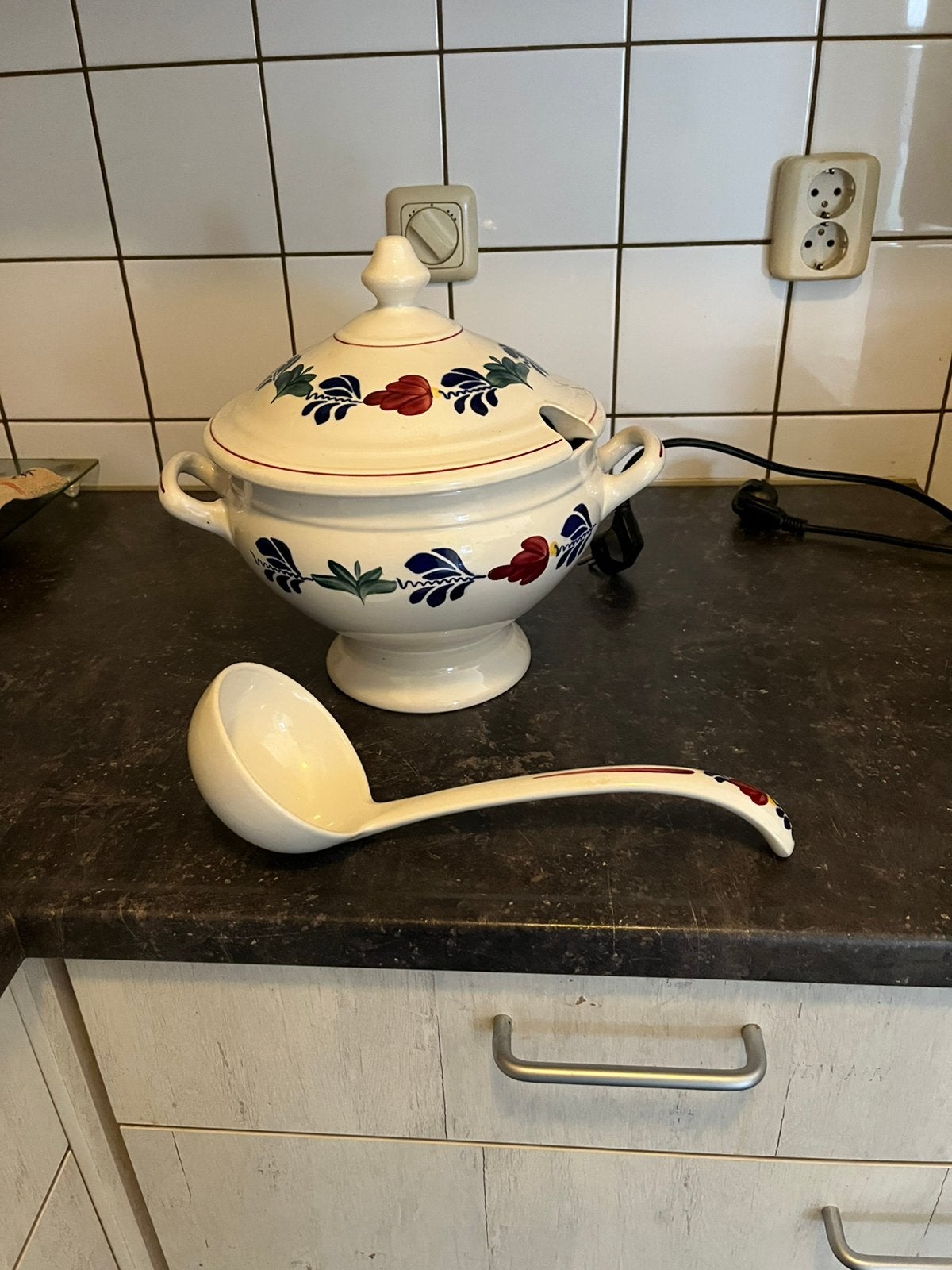 Boerenbond Soep terrine, Ophalen