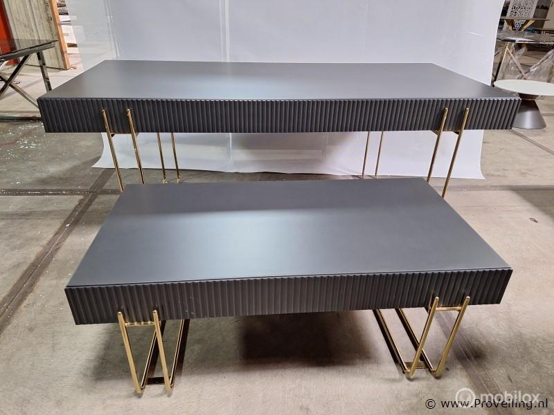Online Veiling: Rechthoekige tafel - ca. 220x99x88 cm