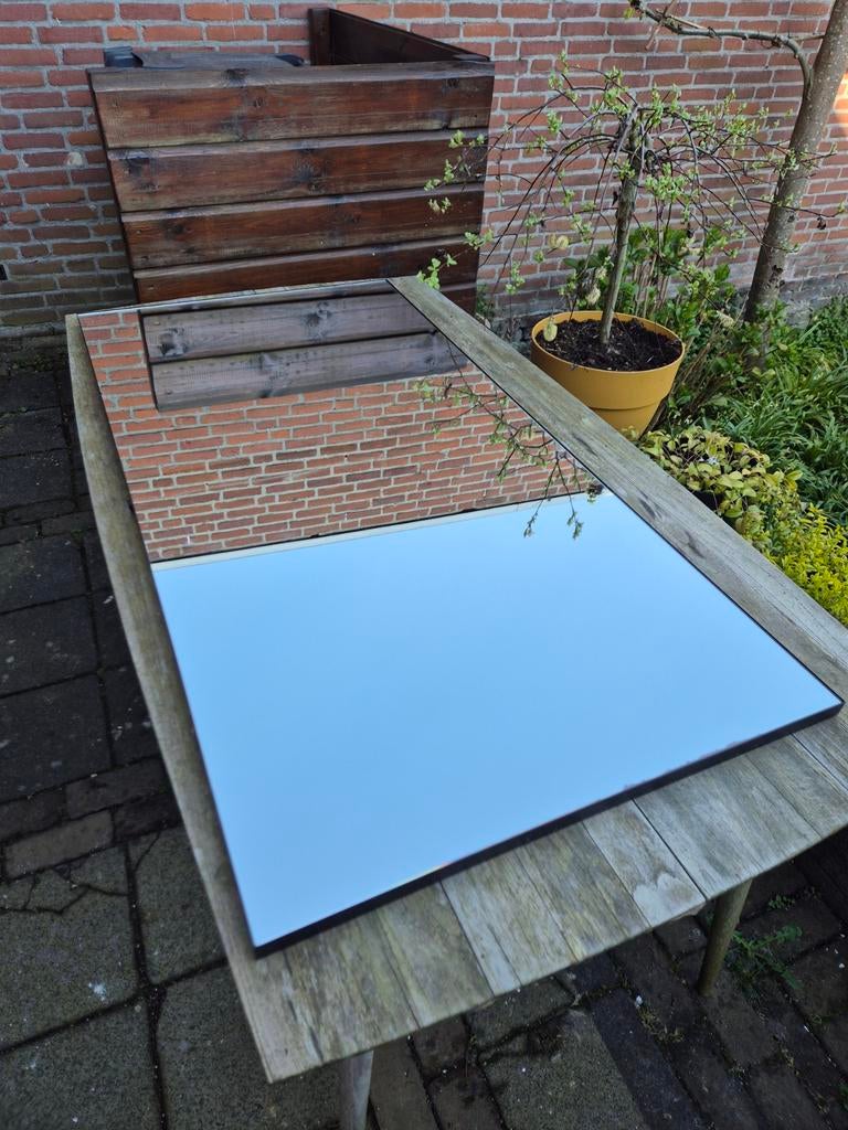 Badkamer spiegel 140x70, Ophalen, Rechthoekig, Minder dan 100 cm