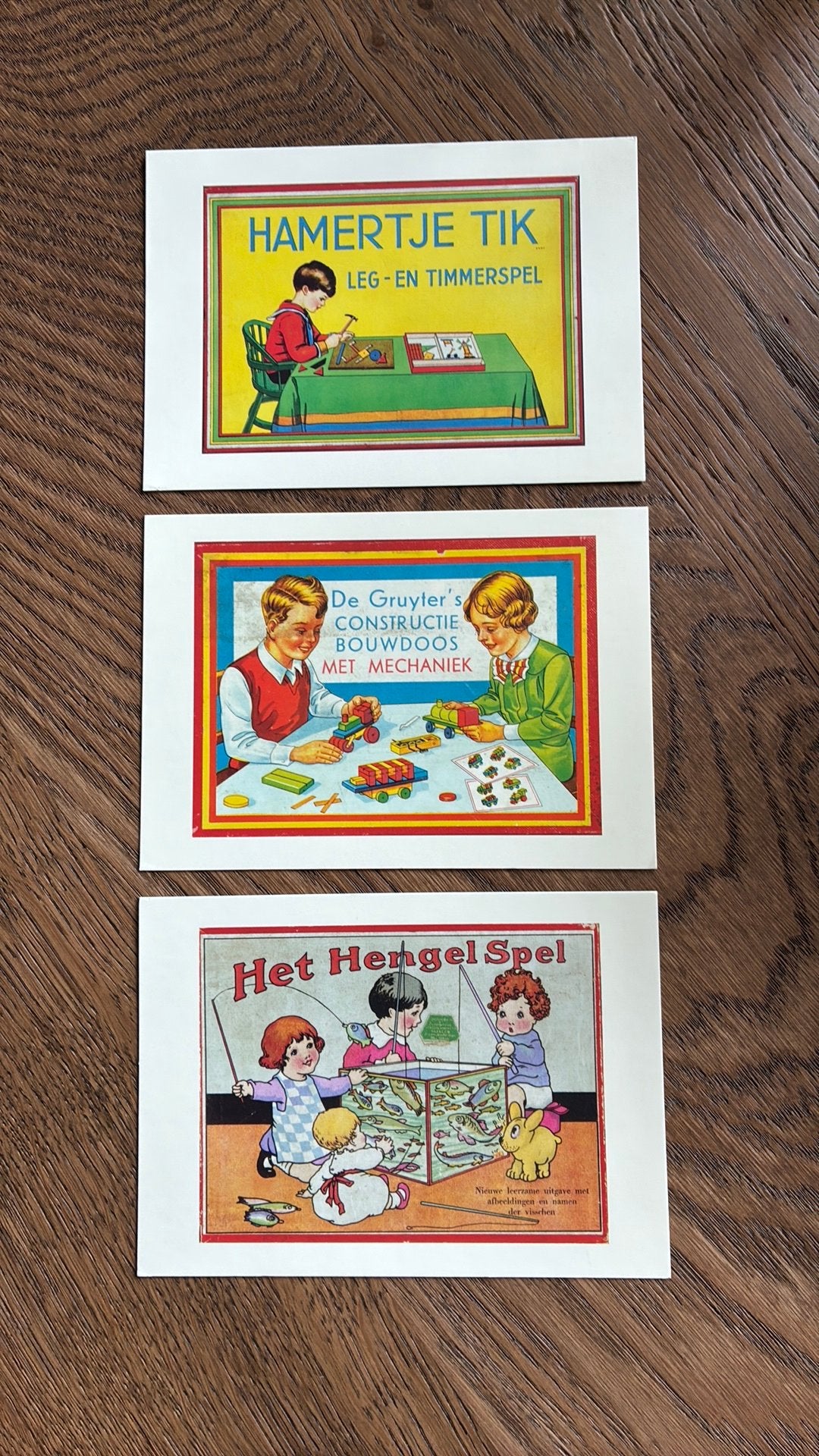 De Gruyter’s constructie doos,Hamertje Tik,Het Hengelspel, Ophalen of Verzenden, Ongelopen