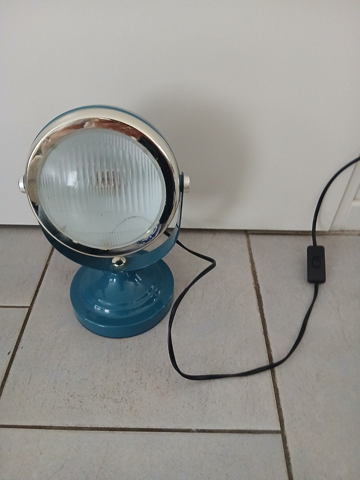 VW Koplamp Lamp - Unieke Decoratieve Verlichting, Huis en Inrichting, Woonaccessoires | Overige, Ophalen, Vintage, Gebruikt, Blauw