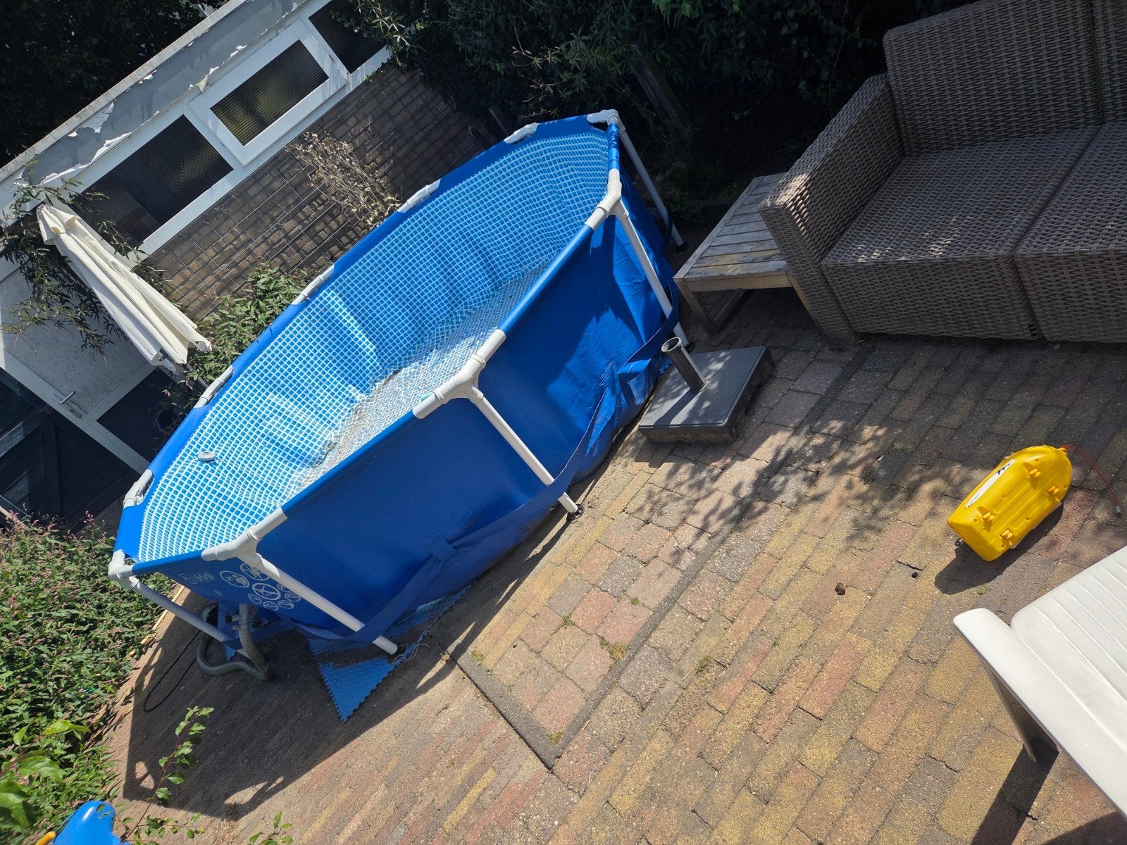 Intex Metal Frame Zwembad, Ophalen, Gebruikt, Rond, Opzetzwembad