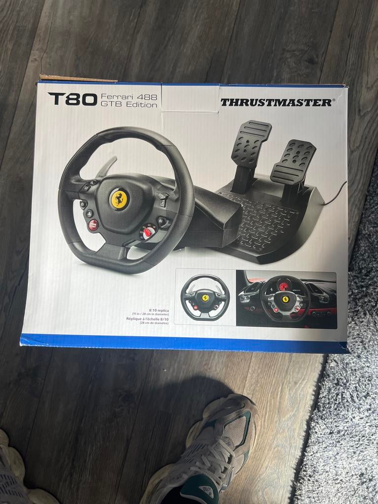 Ferrari T80 Gamestuur - Zo goed als nieuw, Ophalen of Verzenden, Zo goed als nieuw, Stuur of Pedalen, PlayStation 4