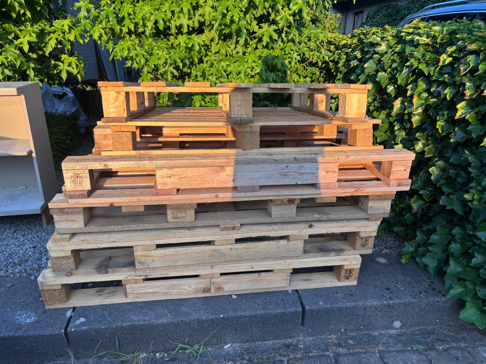 Pallets - gratis af te halen, Ophalen, Gebruikt, Pallet, Minder dan 200 cm