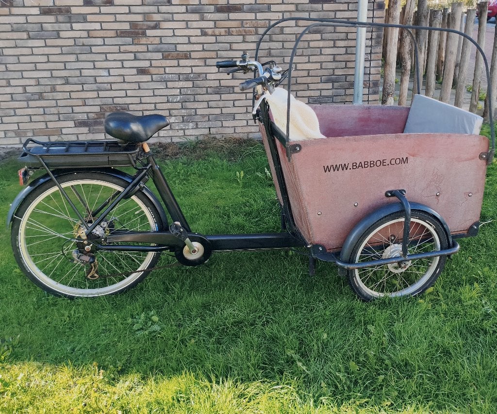 Babboe Big Bakfiets | 7 Versnellingen, 4 kinderen of meer, Gebruikt, Huif, Ophalen