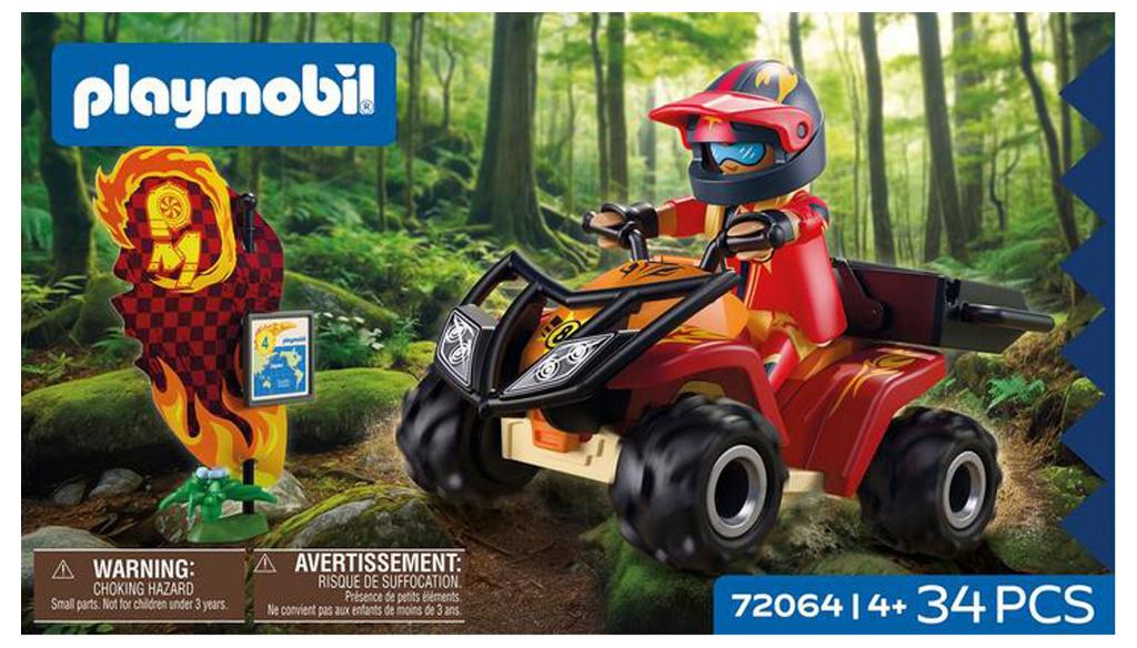 PLAYMOBIL 72064 OffRoad Quad 34 delig, Ophalen of Verzenden, Nieuw