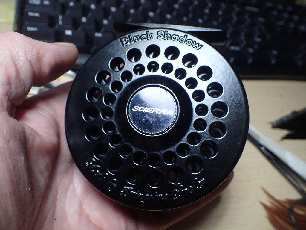 Zeer zeldzame Zweedse Bringssens BLACK SHADOW reel, Ophalen of Verzenden, Zo goed als nieuw, Molen