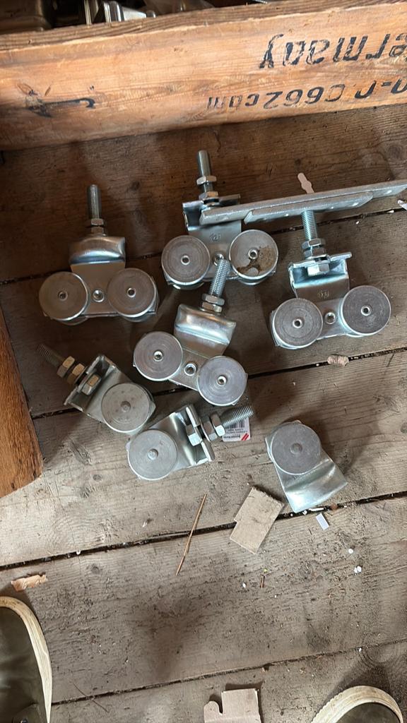 Schuifdeurwielen, Ophalen, 250 mm of meer