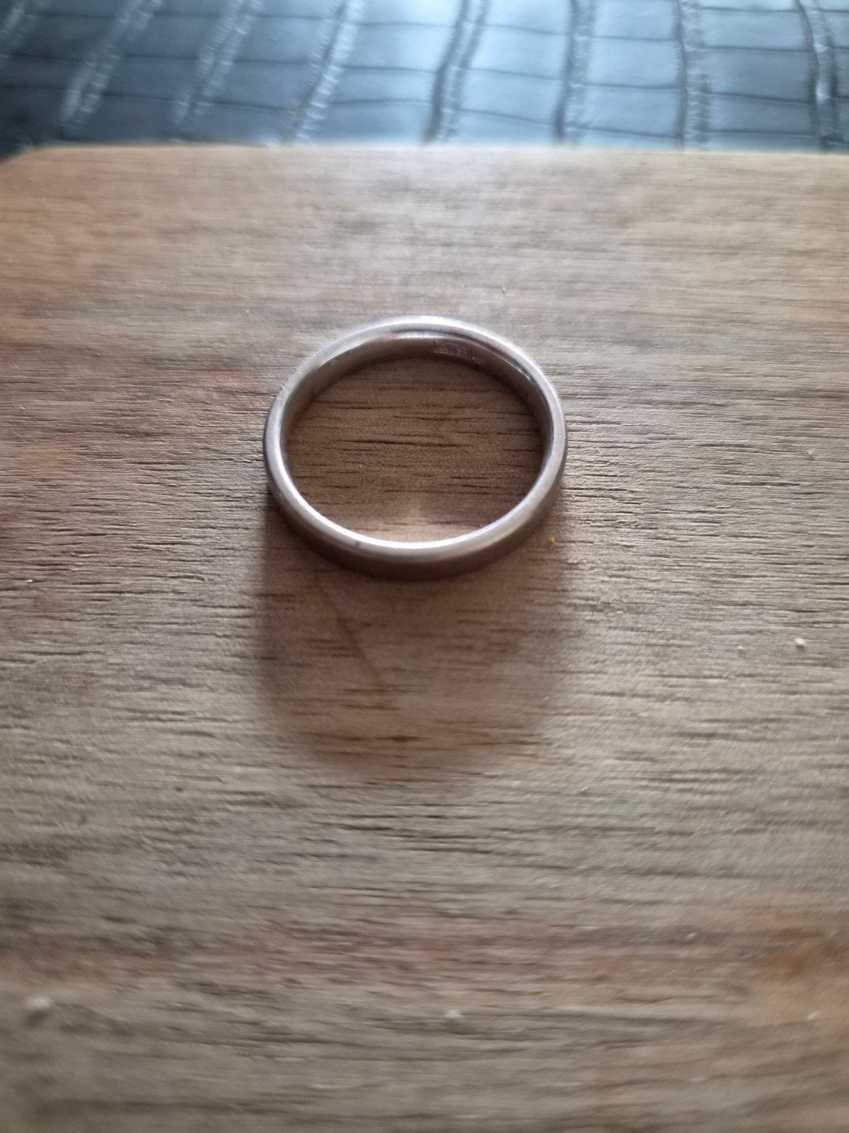14 Karaat Witgouden Ring - 20 mm diameter, 3 mm breed, Ophalen, Gebruikt, 20 of groter, Wit