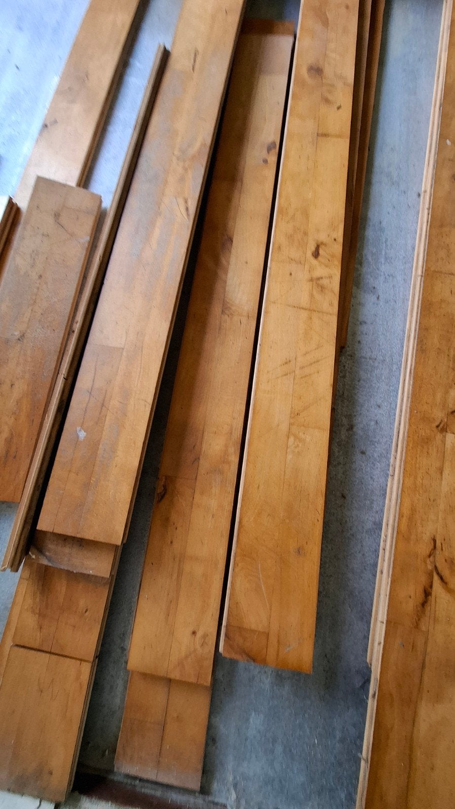 Massief beuken houten parket. 12M2 +, Gebruikt, 10 m² of meer, 10 tot 30 cm, Hout
