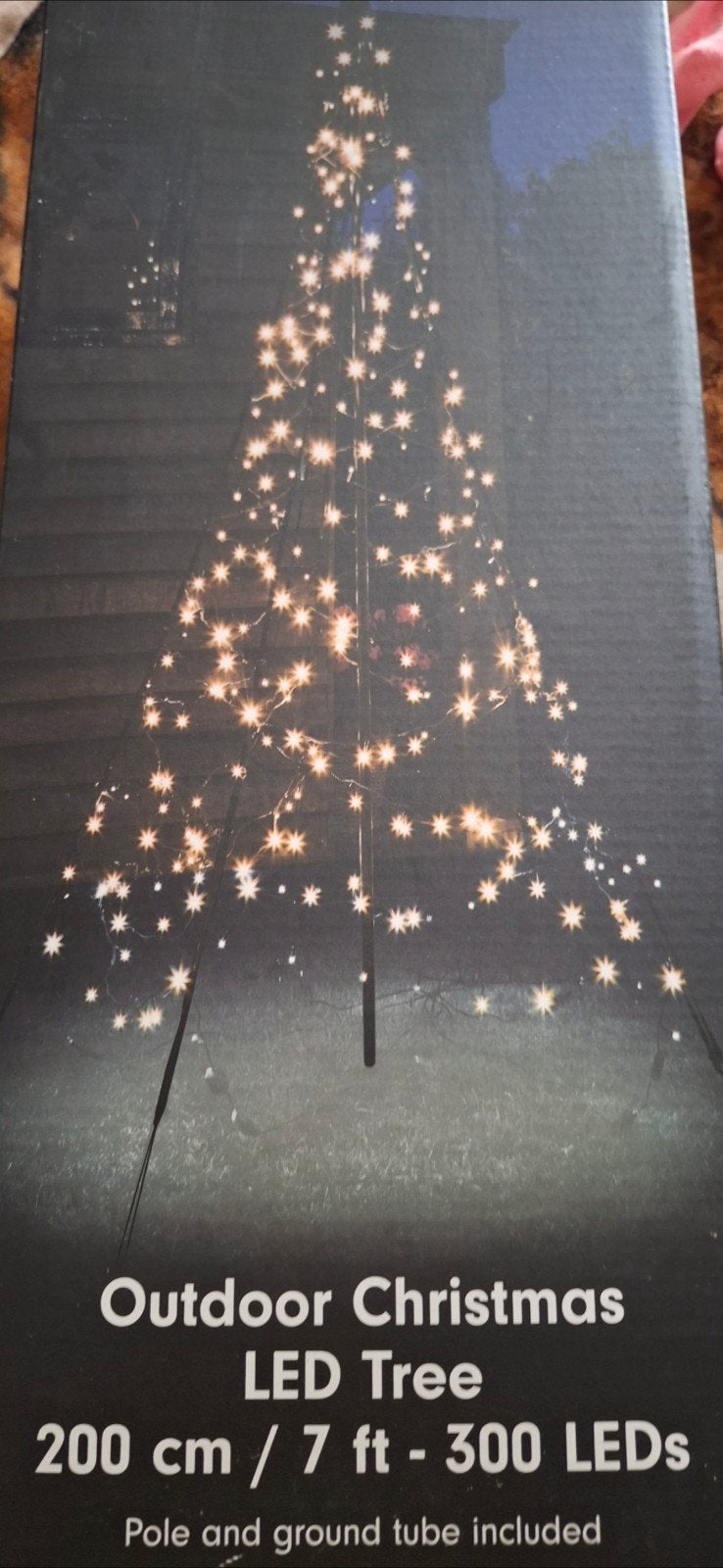 Tuin kerstboom lichtjes, Diversen, Kerst, Ophalen of Verzenden, Nieuw