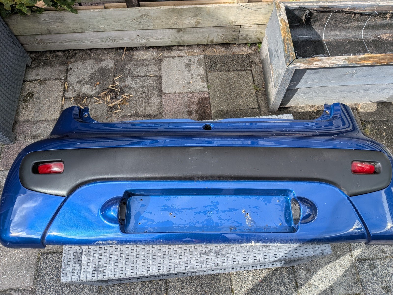 Achterbumper C1,  Blauw KNR, Auto-onderdelen, Ophalen, Gebruikt, Citroën, Achter