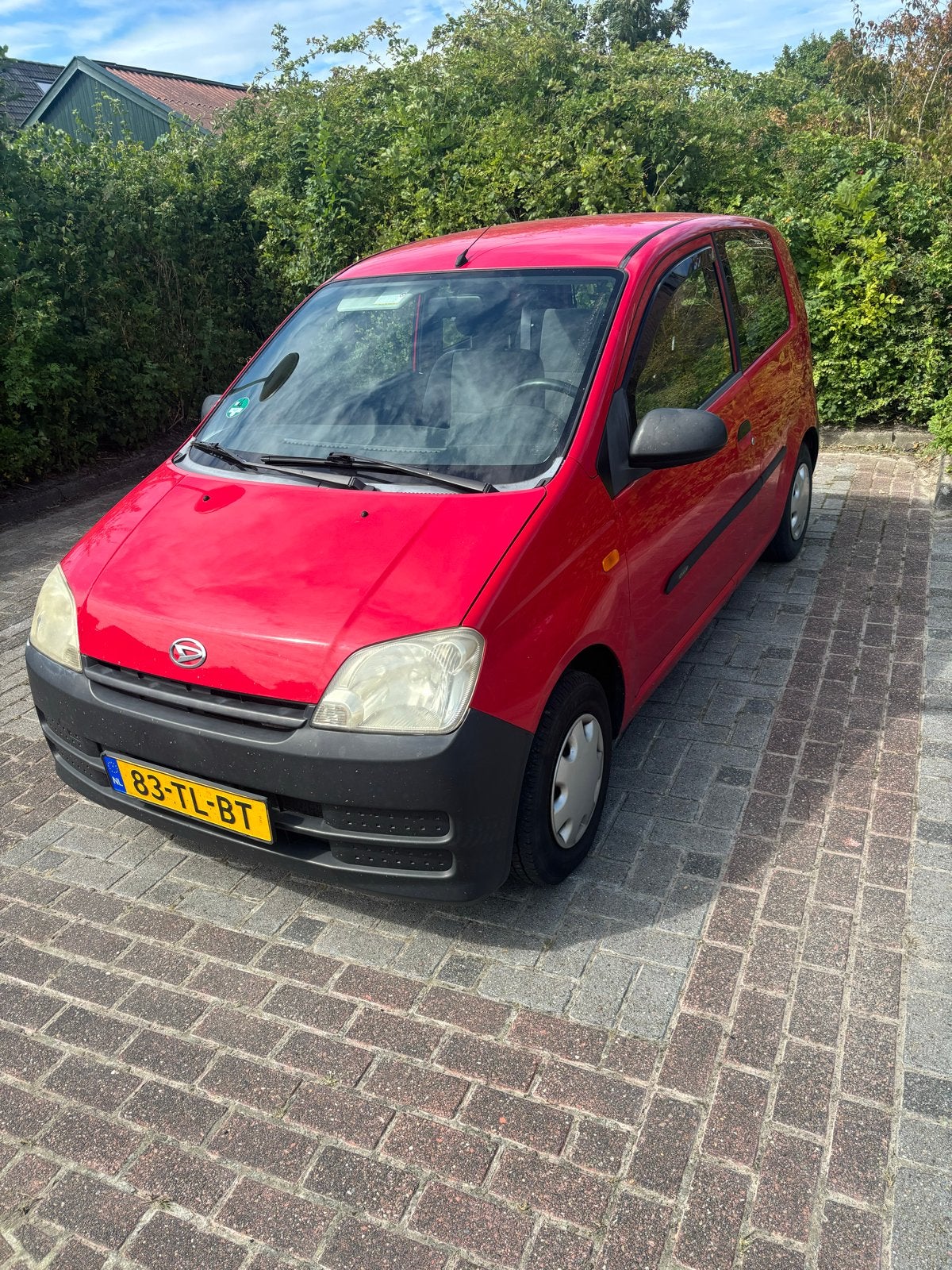 Daihatsu Cuore 1.0 Osaka 3D 2006 Rood, Auto's, Voorwielaandrijving, 600 kg, 18 €/maand, Cuore