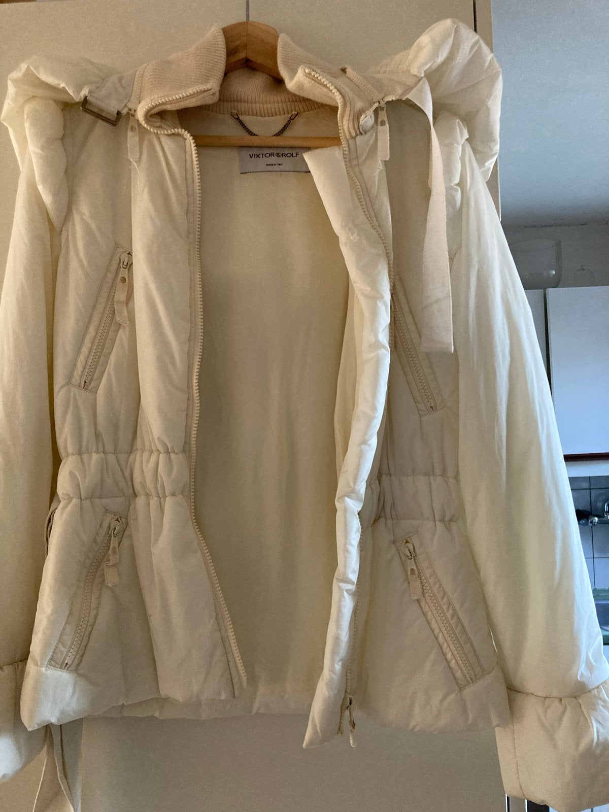 Viktor & Rolf Dames Winterjas - Maat M, Ophalen of Verzenden, Zo goed als nieuw, Maat 38/40 (M), Wit