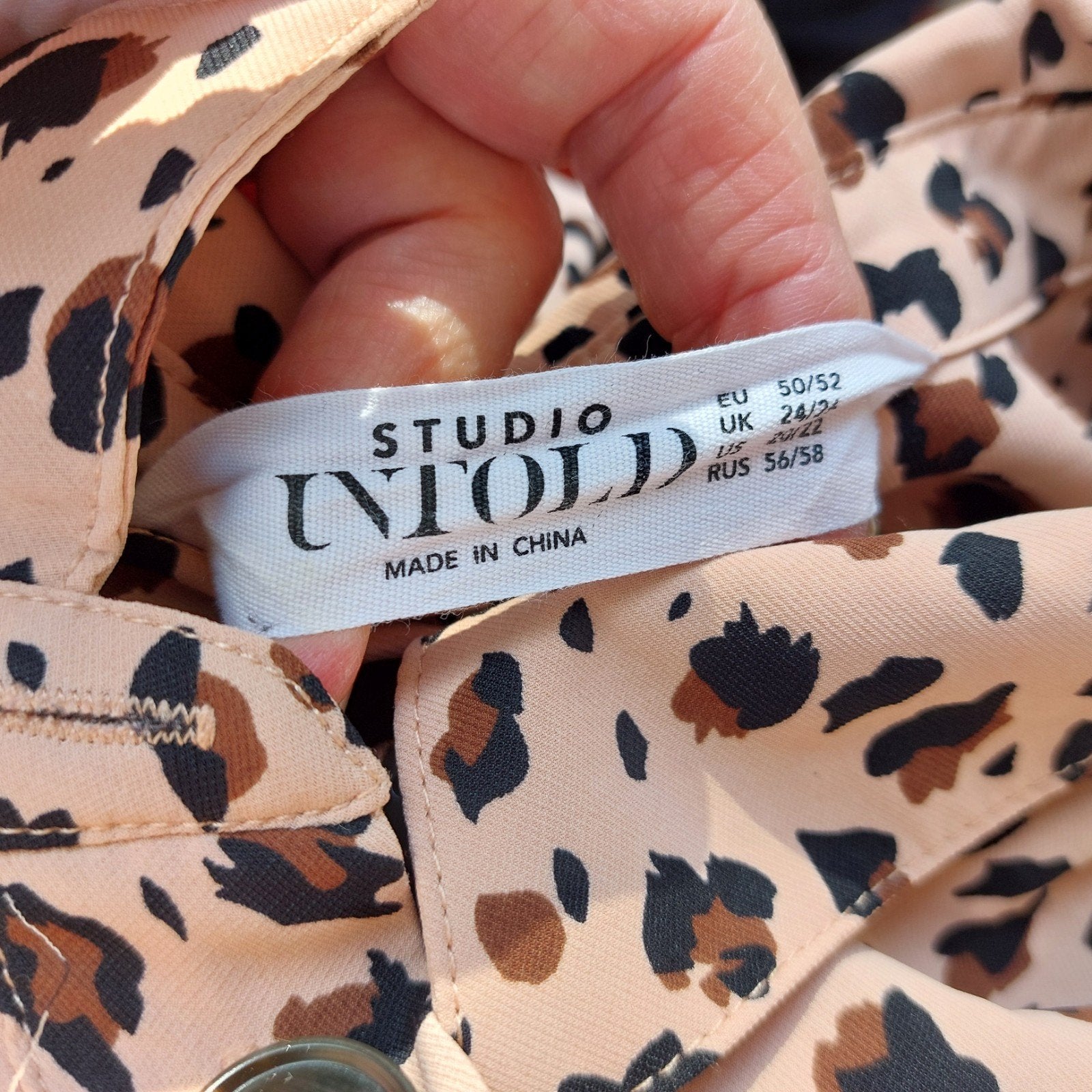 Nieuwe jurk van Ulla Popken, Beige, Maat 46/48 (XL) of groter, Nieuw, Ulla Popken