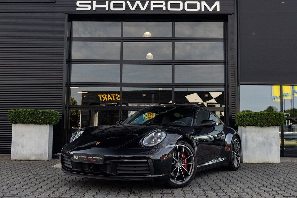 Porsche 911 992 3.0 Carrera 4S, Pano, Chrono Bose, Sportuitl, Auto's, Porsche, Automaat, Gebruikt, Zwart, Automatische klimaatregeling