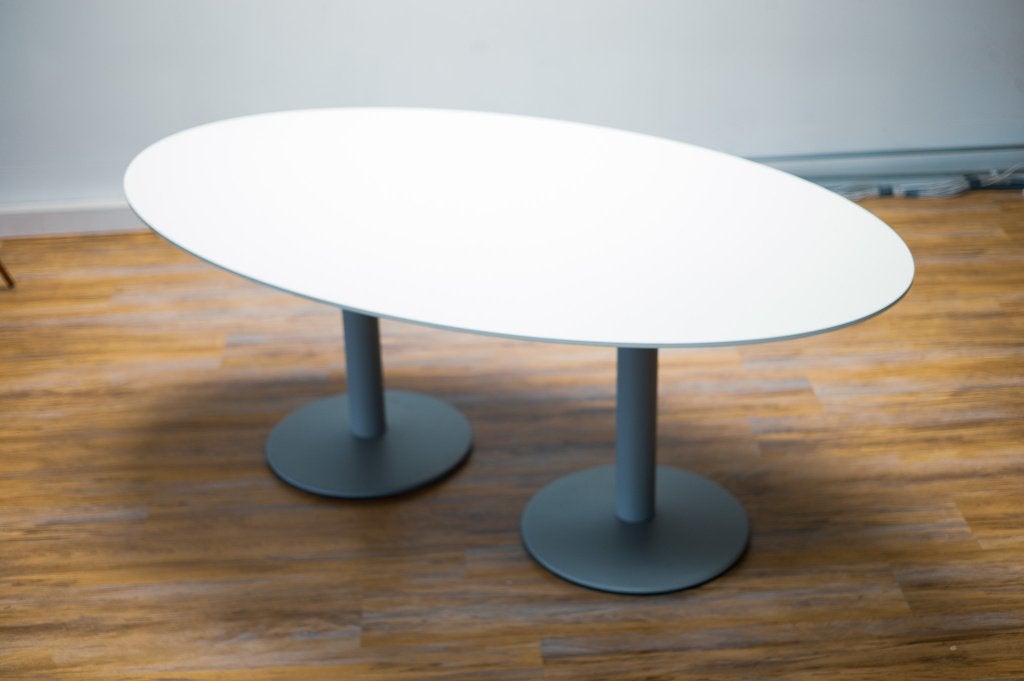 'Bulo Oval Buro' 200x120, Ophalen, Gebruikt, 120 cm, Hout