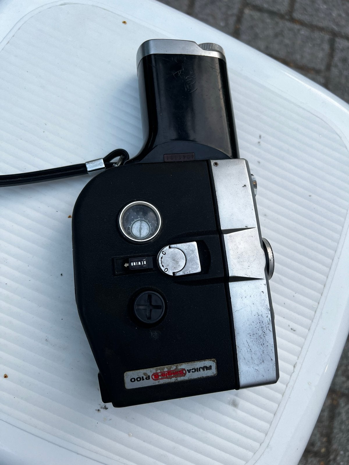 Vintage Fujica Single-8 C100 filmcamera met tasje, Ophalen of Verzenden, 8mm, Camera