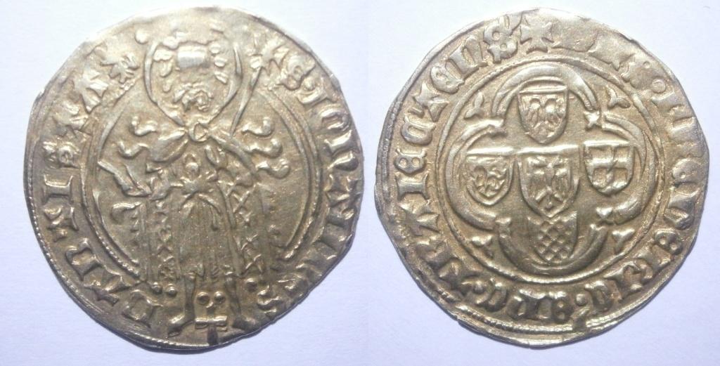 Utrecht Frederik v. Blankenheim St Jans Goudgulden 1393–1423, Postzegels en Munten, Munten | Nederland, Vóór koninkrijk, Losse munt
