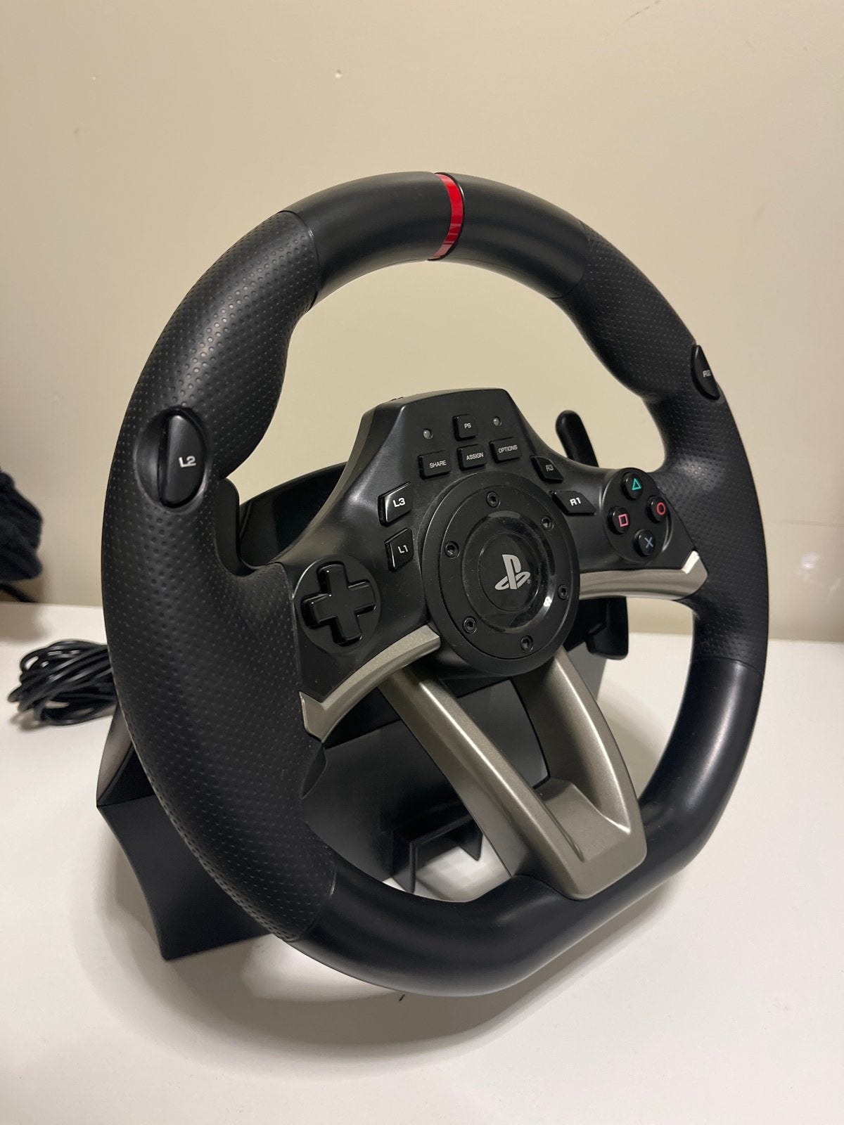Hori Racing Wheel APEX - PS3/PS4/PC - vrijwel nieuw in doos, Ophalen of Verzenden, Zo goed als nieuw, Stuur of Pedalen, PlayStation 3