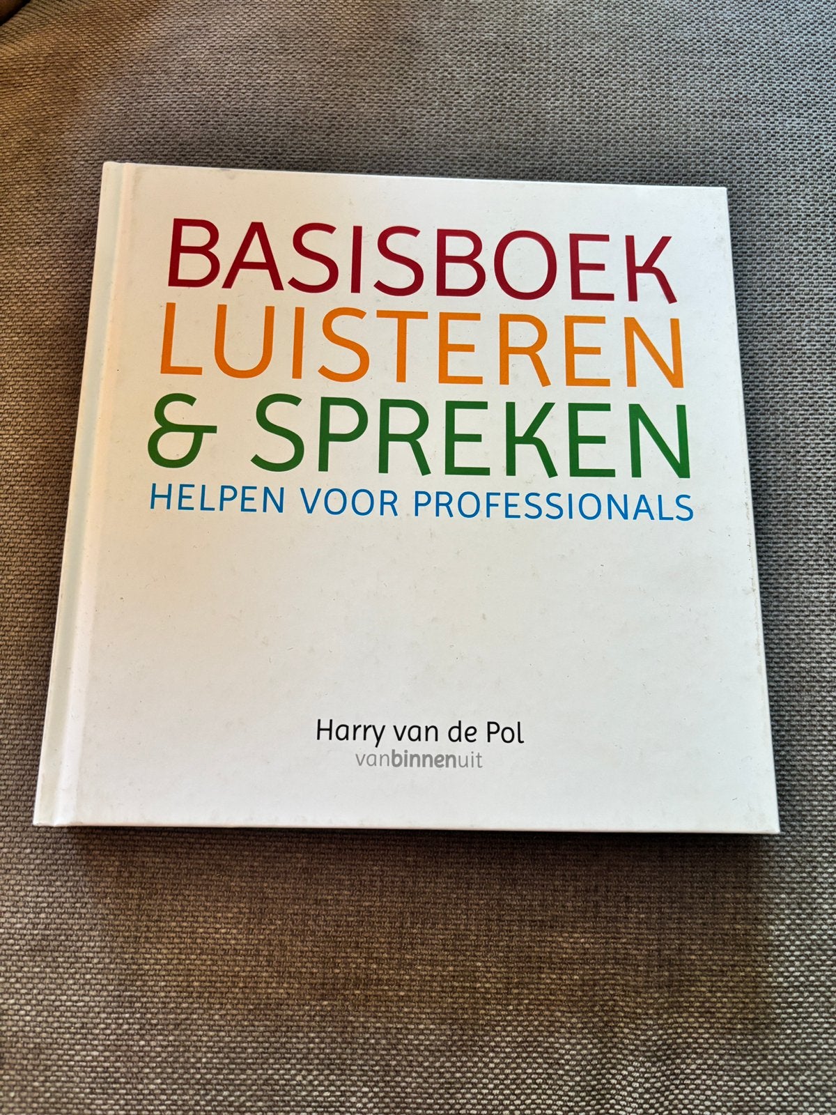 Harry van de Pol - Basisboek luisteren en spreken, Ophalen of Verzenden, Zo goed als nieuw, Harry van de Pol, Nederlands