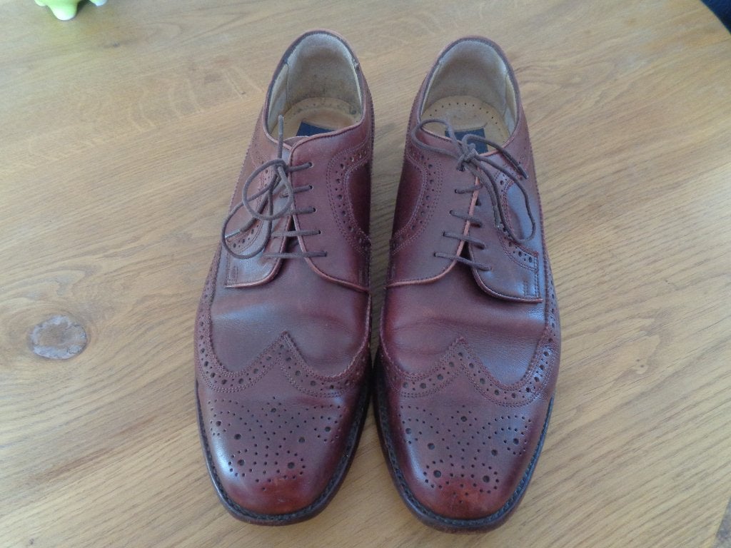 Van Lier leren brogues:mt 43(9.5), Bruin, Van Lier, Ophalen of Verzenden, Zo goed als nieuw