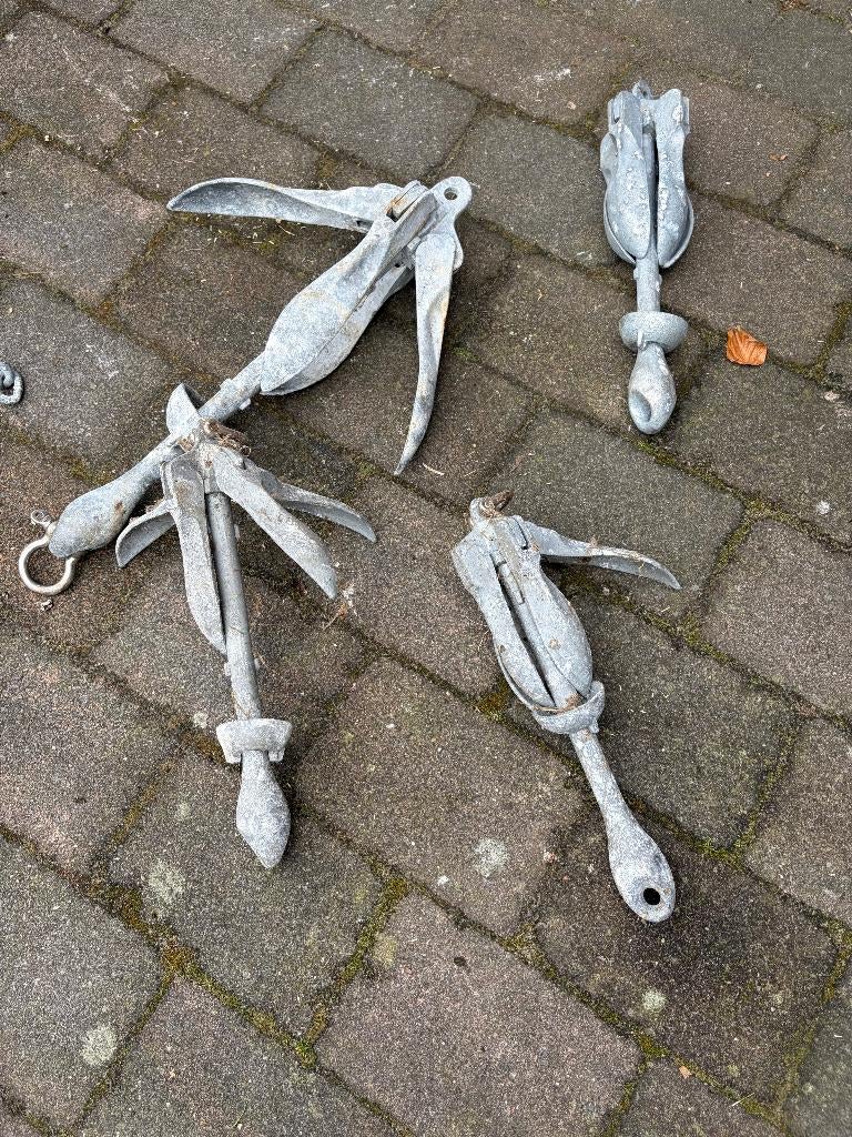Ankers (boot) ankerkettingen (zie prijzen in beschrijving), Watersport en Boten, Ophalen, Zo goed als nieuw, Overige typen