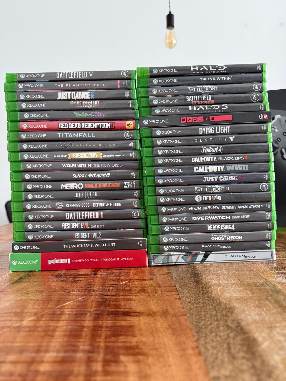 Xbox One X + 40 Games: RDR2, Resident Evil, Witcher 3!, Ophalen of Verzenden, Zo goed als nieuw, 1 TB, Met 1 controller