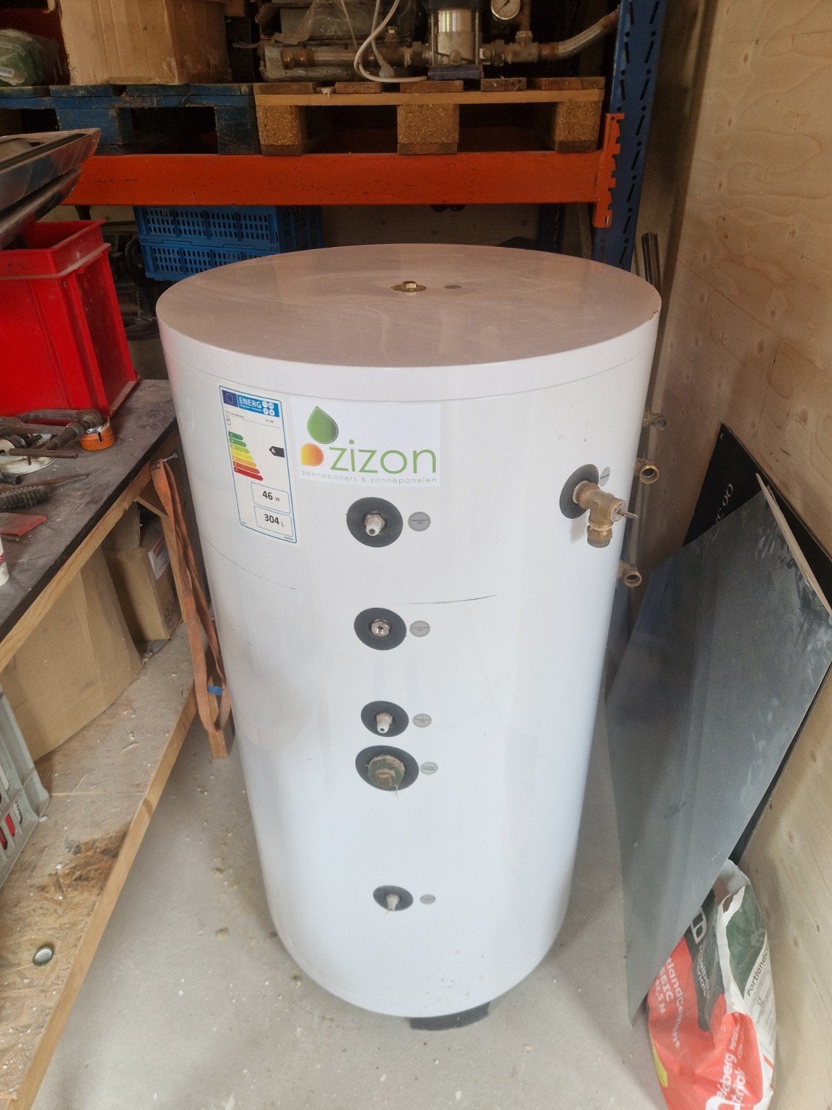 Zizon Zonneboiler JPT-300 - 304L Energieklasse A, Ophalen, Zo goed als nieuw