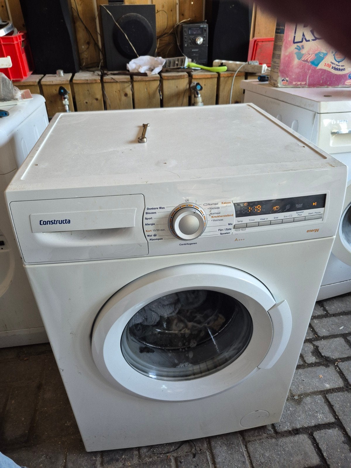Leuke constructa 1400 toeren 7 kg wasmachine A++, Ophalen, Gebruikt, 85 tot 90 cm, 1200 tot 1600 toeren