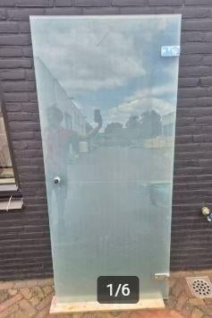 Partij glazen deur binnendeur douchedeur 201x89 cm ( 708 )