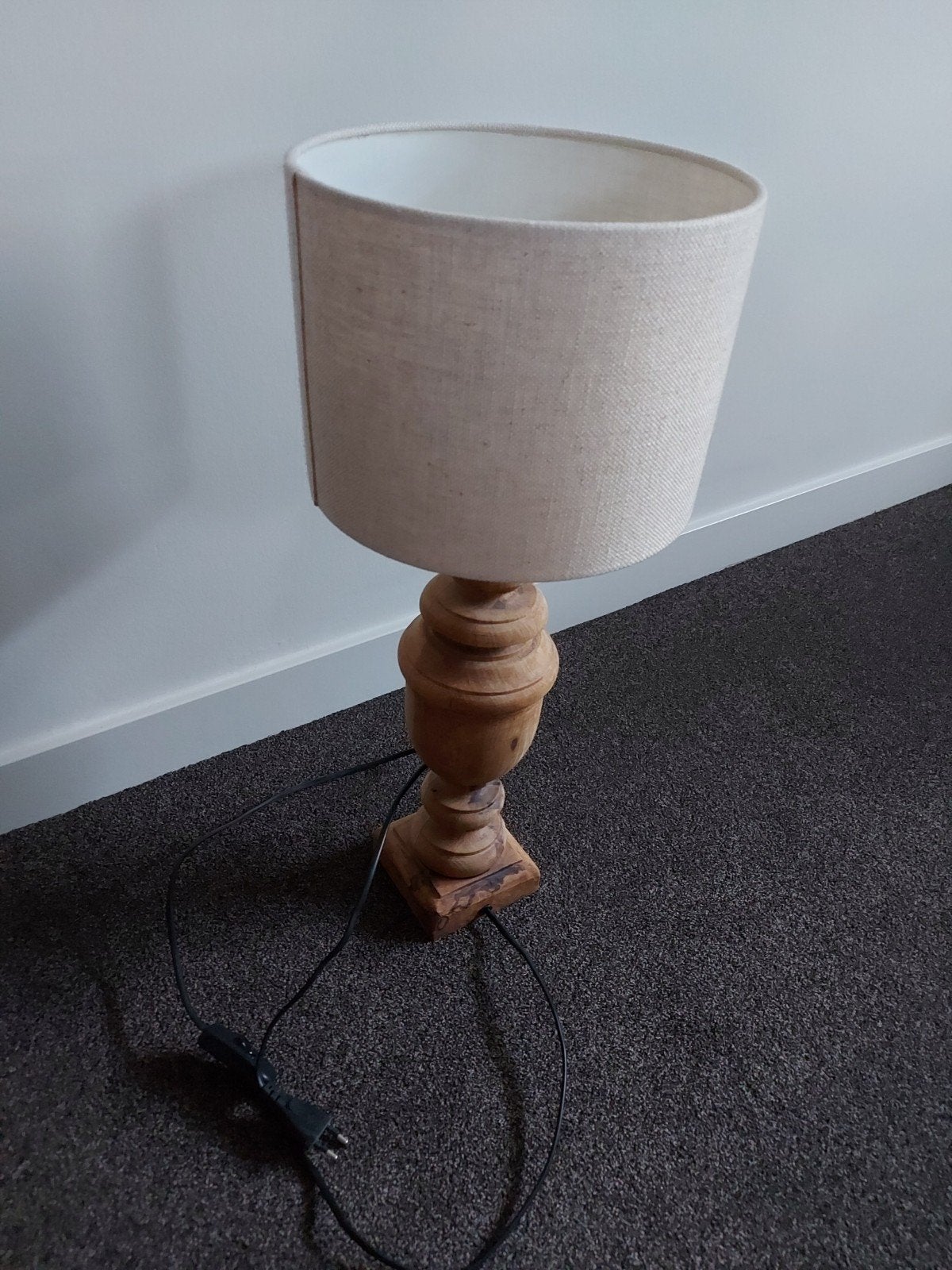 Balusterlamp, Huis en Inrichting, Lampen | Tafellampen, Ophalen, Zo goed als nieuw, 50 tot 75 cm