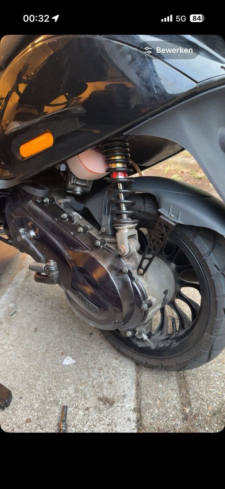 Hexagon 125cc blok met papieren, Ophalen of Verzenden, Zo goed als nieuw, Blok, Piaggio