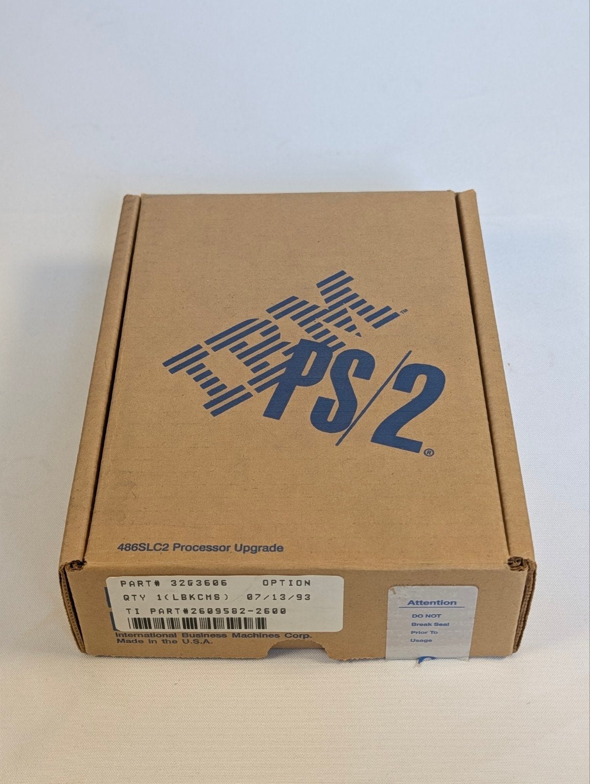 Originele IBM PS/2 486SLC2 Processor Upgrade - Boxed, Computers en Software, Vintage Computers, ., Ophalen of Verzenden, ., IBM