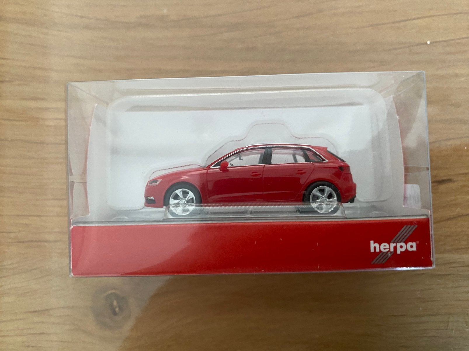 Herpa Audi A3 sportback 1:87, Hobby en Vrije tijd, Modelauto's | 1:87, Zo goed als nieuw, Auto, Herpa, Ophalen of Verzenden