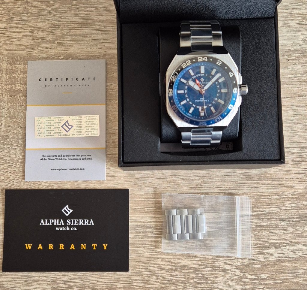 Alpha Sierra PrototypeY Herenhorloge, Overige merken, Staal, Staal, Polshorloge