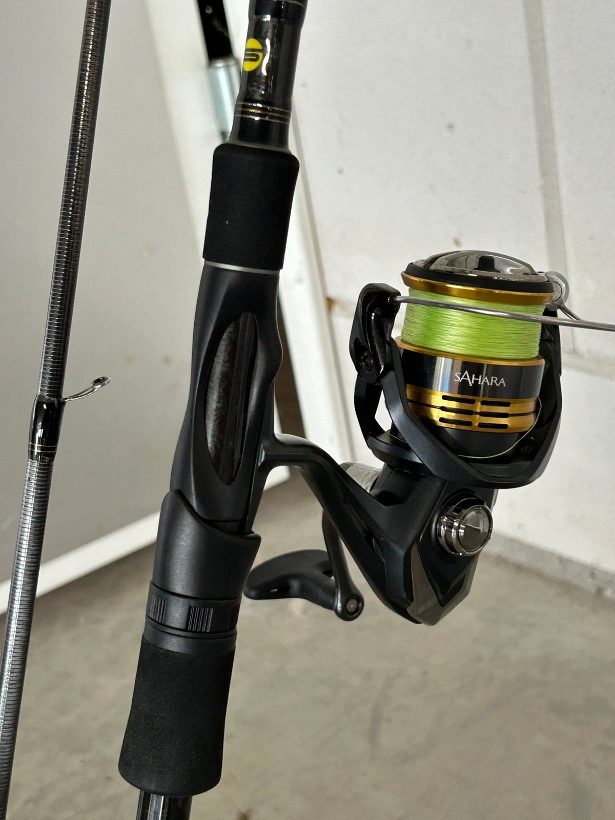 Spro Specter Finesse 2.68 met shimano molen nieuwstaat!, Ophalen, Zo goed als nieuw, Werphengel