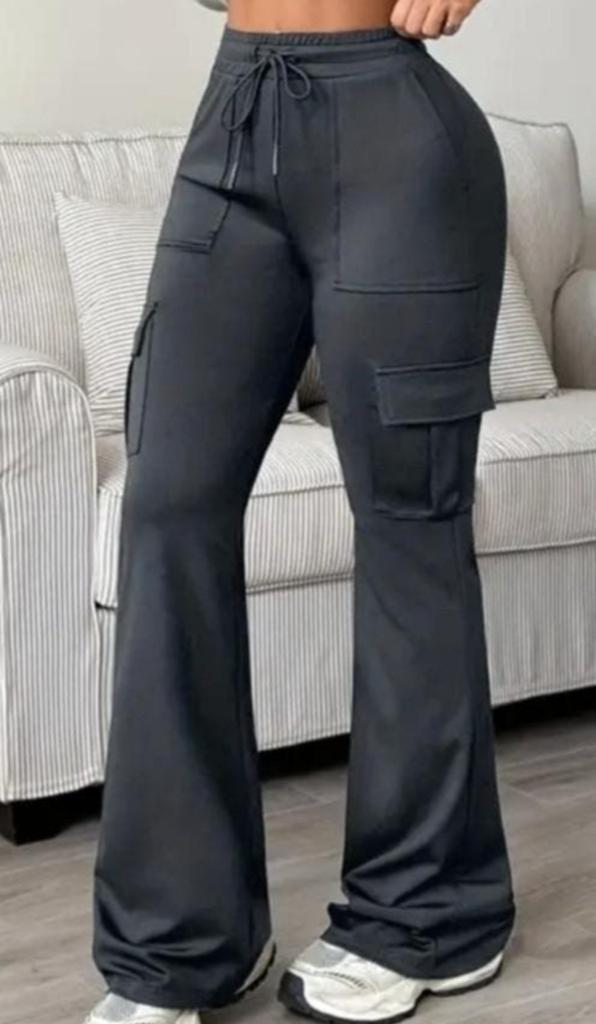 Cargo broek kleding dames, Kleding | Dames, Broeken en Pantalons, Ophalen of Verzenden, Nieuw, Maat 36 (S), Grijs