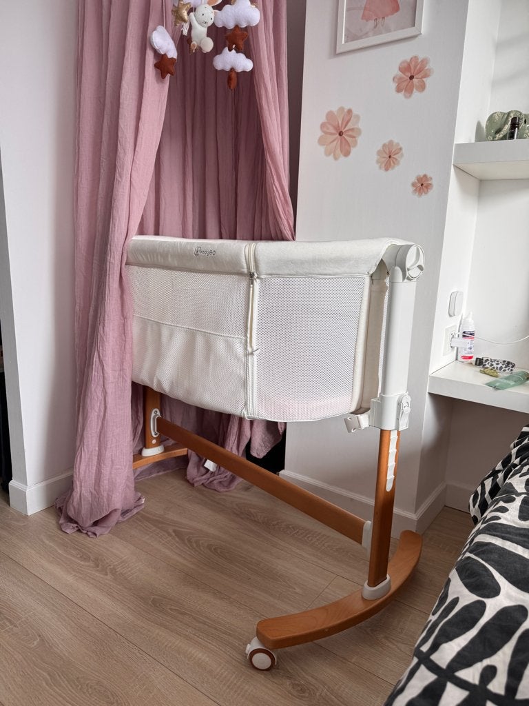 BabyGO Co Sleeper Wieg met schommelfuntie "Amila", Ophalen of Verzenden, Zo goed als nieuw, Wieg