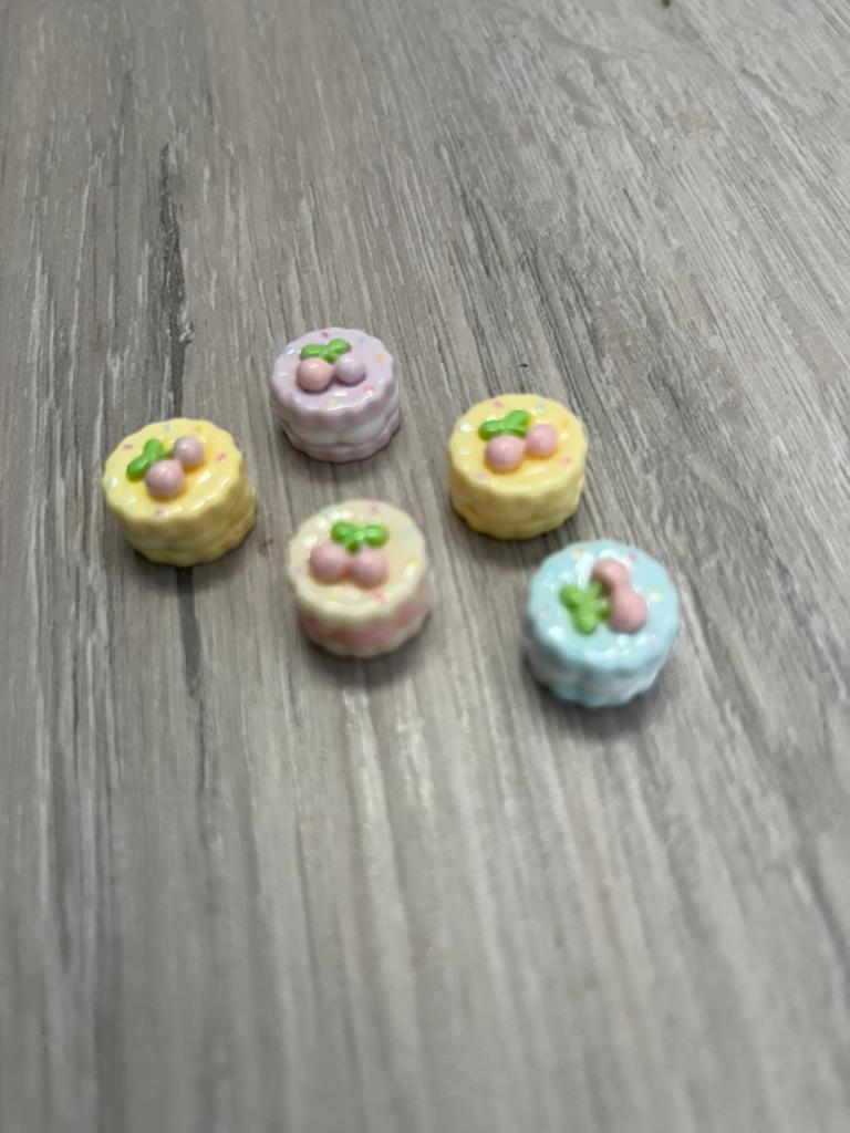 5 macarons voor bij poppenhuis inclusief verzendkosten, Verzamelen, Ophalen of Verzenden, Nieuw, Poppenhuis