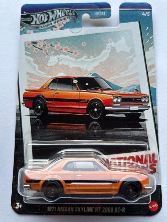 Hot Wheels 1971 Nissan Skyline HT 2000 GT-R Silver Series, Ophalen of Verzenden, Nieuw
