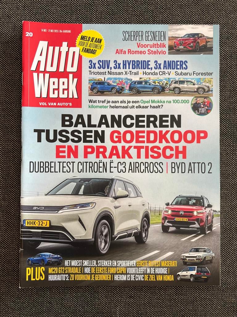 AutoWeek Magazine - Editie 20 (14-21 Mei 2025), Boeken, Ophalen of Verzenden, Nieuw