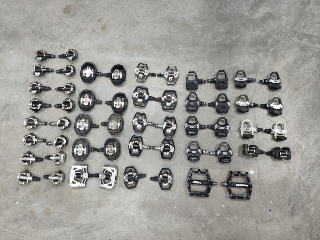 Div. Fietspedalen SPD, SPD SL, Look, HT, Flats, Ophalen of Verzenden, Zo goed als nieuw, Crankstel of Pedalen, Carbon