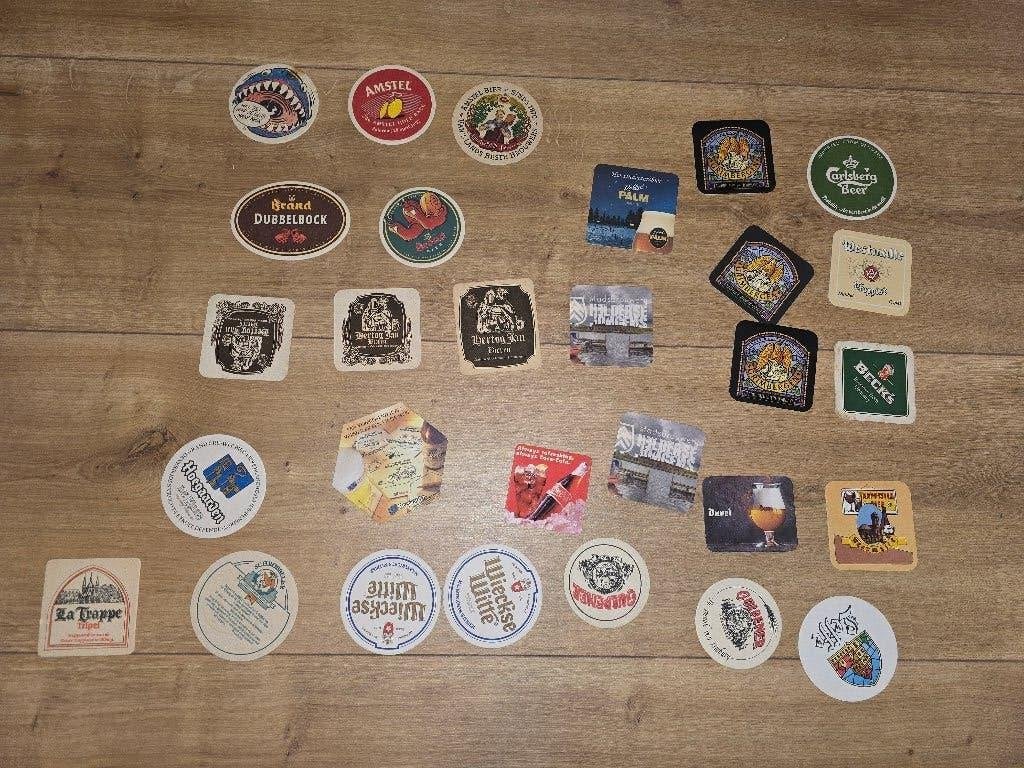 (Vintage) diverse bierviltjes, Verzamelen, Biermerken, Ophalen of Verzenden, Gebruikt, Viltje(s), Overige merken