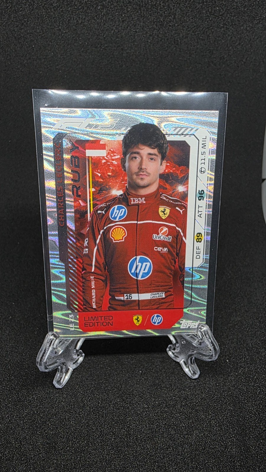 Charles Leclerc Topps Turbo Attax F1 Kaart - Limited Edition, Ophalen of Verzenden, Zo goed als nieuw, Formule 1